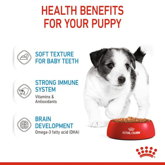 Royal Canin Mini Puppy – Hrană Umedă în Sos pentru Căței de Talie Mică – 85 g